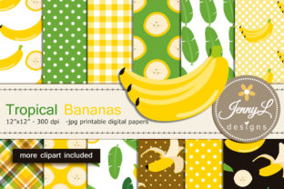 Banana Digital Papers and Clipart: A Useful Resource for Designers and Creators