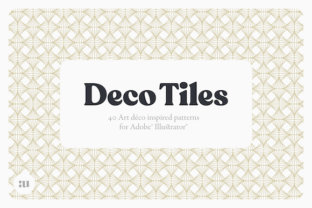 Deco Tiles: A Timeless Typographic Statement