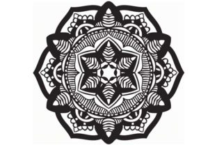 Discover the Beauty and Utility of Mandala Vector Art Pattern Black 24