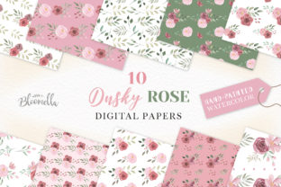 Dusky Pink Seamless Digital Papers