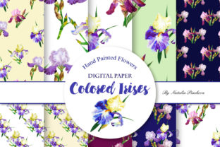 Exploring the Artistry of Digital Paper with Colored Irises: A Versatile Tool for Creative Expression