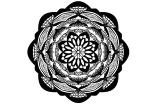 Exploring the Mandala Vector Art Pattern Black 25: A Versatile Design Asset