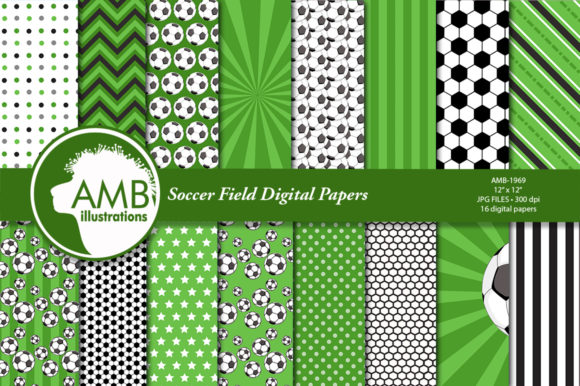 Exploring the Versatility of Soccer Field Digital Papers and Classic Football Designs