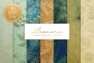 Floral Backgrounds Papers Leonora: A Creative Resource for Designers and Artists